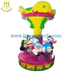 Chine Hansel used kiddie rides for sale coin operated games fiberglass toys carousel ride fournisseur