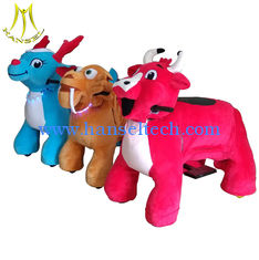 Chine Hansel fair attractions children electric motorized plush riding animals fournisseur