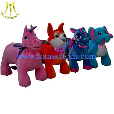 Chine Hansel kids plush power wheels ride on animal for outdoor playground fournisseur