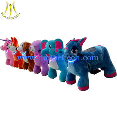 Chine Hansel amusement plush battery powered happy rides on animal for sale fournisseur