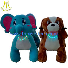 Chine Hansel kids ride on steel frame plush motorized animals toys for sale fournisseur