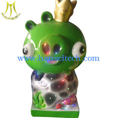 Chine Hansel coin operated children indoor games machine green pig kiddie ride fournisseur