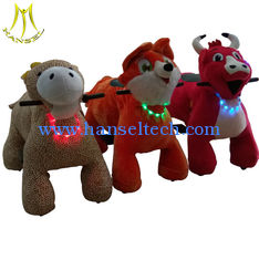Chine Hansel low price plush four wheel zippy battery animal from China for sale fournisseur