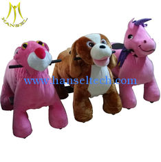 Chine Hansel electric outdoor battery operated plush animal ride toys fournisseur