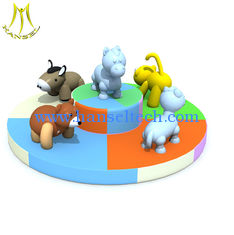 Chine Hansel  soft outdoor playground equipment for kid animal carousel fournisseur