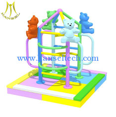 Chine Hansel  indoor theme park for kids soft play equipment climbing castle fournisseur
