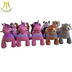 Chine Hansel coin operated kiddie rides electric stuffed walking animals scooter fournisseur