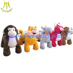 Chine Hansel hot selling amusement rides plush electric animal toy car fournisseur