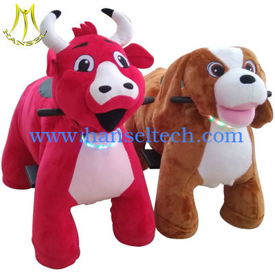 Chine Hansel outdoor playground plush walking electric animal ride for kids fournisseur