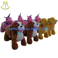 Chine Hansel attractive designs plush battery ride on animals for amusement park fournisseur