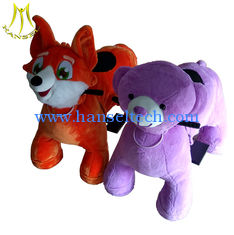 Chine Hansel  coin operated unicorn motorized plush animal for mall fournisseur