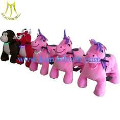 Chine Hansel amusement walking unicorn plush battery operated toy horse fournisseur
