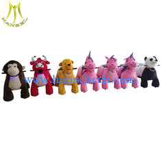 Chine Hansel coin operated ride on furry animal toys happy ride on animals fournisseur