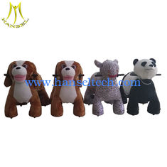 Chine Hansel  plush dog toys rides child animal car electric walking toys for mall fournisseur