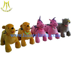 Chine Hansel kiddie ride on coin operated electric plush motorized animals fournisseur