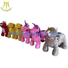 Chine Hansel park games children ride on plush electrical animals car fournisseur