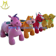 Chine Hansel luna park equipment coin operated plush ride on animal fournisseur