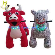 Chine Hansel  attractions in china motorized plush riding animals battery operated bull ride fournisseur