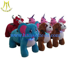 Chine Hansel  plush toys stuffed animals on wheels battery operated ride animals zoo riders fournisseur