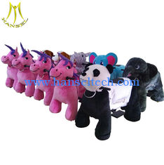 Chine Hansel wholesale amusement kids plush motorized riding animals in shopping mall fournisseur