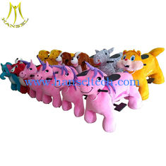 Chine Hansel wholesale children go kart amusement rides plush ride on animals fournisseur