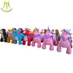 Chine Hansel supper market equipment electric plush motorized stuffed animals for mall fournisseur
