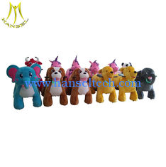 Chine Hansel motorized plush riding animals coin operated children rides car attractions for children fournisseur