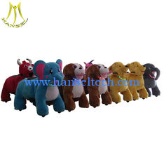 Chine Hansel  children indoor rides games stuffed animal unicorn on wheels fournisseur
