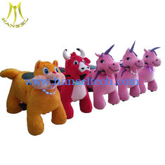 Chine Hansel hot selling coin animals panda scooter plush rideable motorized animals fournisseur