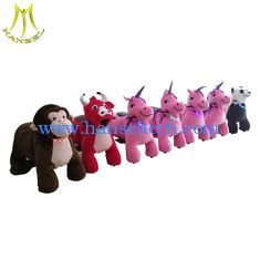 Chine Hansel  family park battery operated plush electric animal scooter toy ride fournisseur