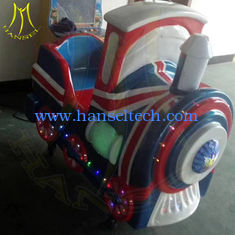 Chine Hansel Used fiber glass kiddie rides happy riding funny racing car fournisseur