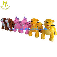 Chine Hansel children coin operated electronic kiddie ride on plush animals fournisseur