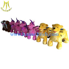 Chine Hansel wholesale battery operated kiddieride on plush electric animal cars fournisseur