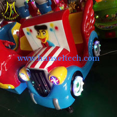 Chine Hansel Used fiber glass kiddie rides happy riding funny racing car fournisseur
