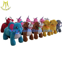 Chine Hansel amusement plush indoor zoo riders electric toy animal scooter ride fournisseur
