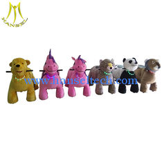 Chine Hansel  coin operated plush outdoor ride walking animals for shopping mall fournisseur