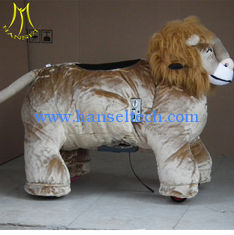 Chine Hansel motorized plush riding animals plush animal petting zoo kids riding horse toy for sale fournisseur