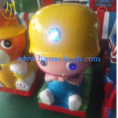 Chine Hansel  children toy ride amusement park fiber glass coin operated ride toys fournisseur
