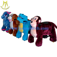 Chine Hansel   coin operated plush electric rideable animal kids ride on 4 wheel electric bike fournisseur