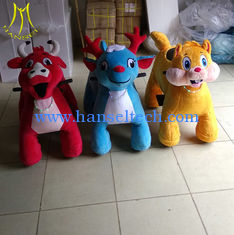 Chine Hansel  battery operated ride toy animal walking toy horses motorized plush riding animals power wheels fournisseur