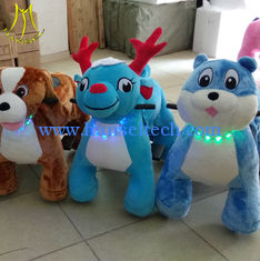 Chine Hansel  	indoor ride in mall coin operated unicorn ride on plush kids ride on unicorn toy fournisseur
