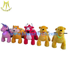 Chine Hansel electric furry motorized animals kids ride on plush animal fournisseur