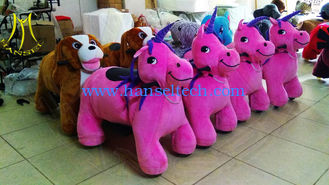 Chine Hansel amusement park rides coin operated stuffed electric animal for kids fournisseur