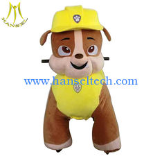 Chine Hansel commercial plush animals dog scooter kids plush walking paw patrol ride on shopping mall fournisseur