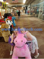 Chine Hansel 2018 latest soft toy rides dog toys plush zippy zoo rides children electric car ride fournisseur