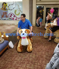 Chine Hansel  luna park equipment plush animal electronic dog toy rides for sale fournisseur