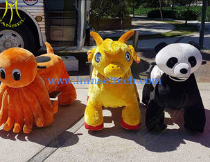 Chine Hansel hot-selling battery powered indoor kids plush riding animals for sale fournisseur
