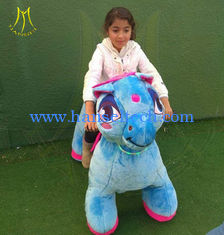 Chine Hansel funfair plush animal toy car electric outdoor kids ride on plush animal fournisseur
