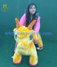 Chine Hansel indoor playground unicorn motorized plush animal electric scooter fournisseur