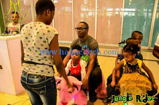 Chine Hansel popular plush stuffed animal bike ride electric ride on toy unicorn in mall fournisseur